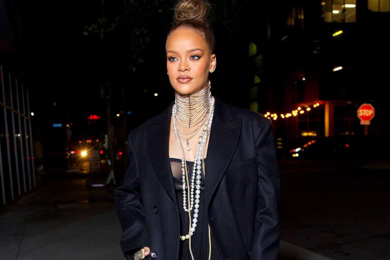 Rihanna Rocks a Bold Print and Cargo Combo in Chic India Arrival